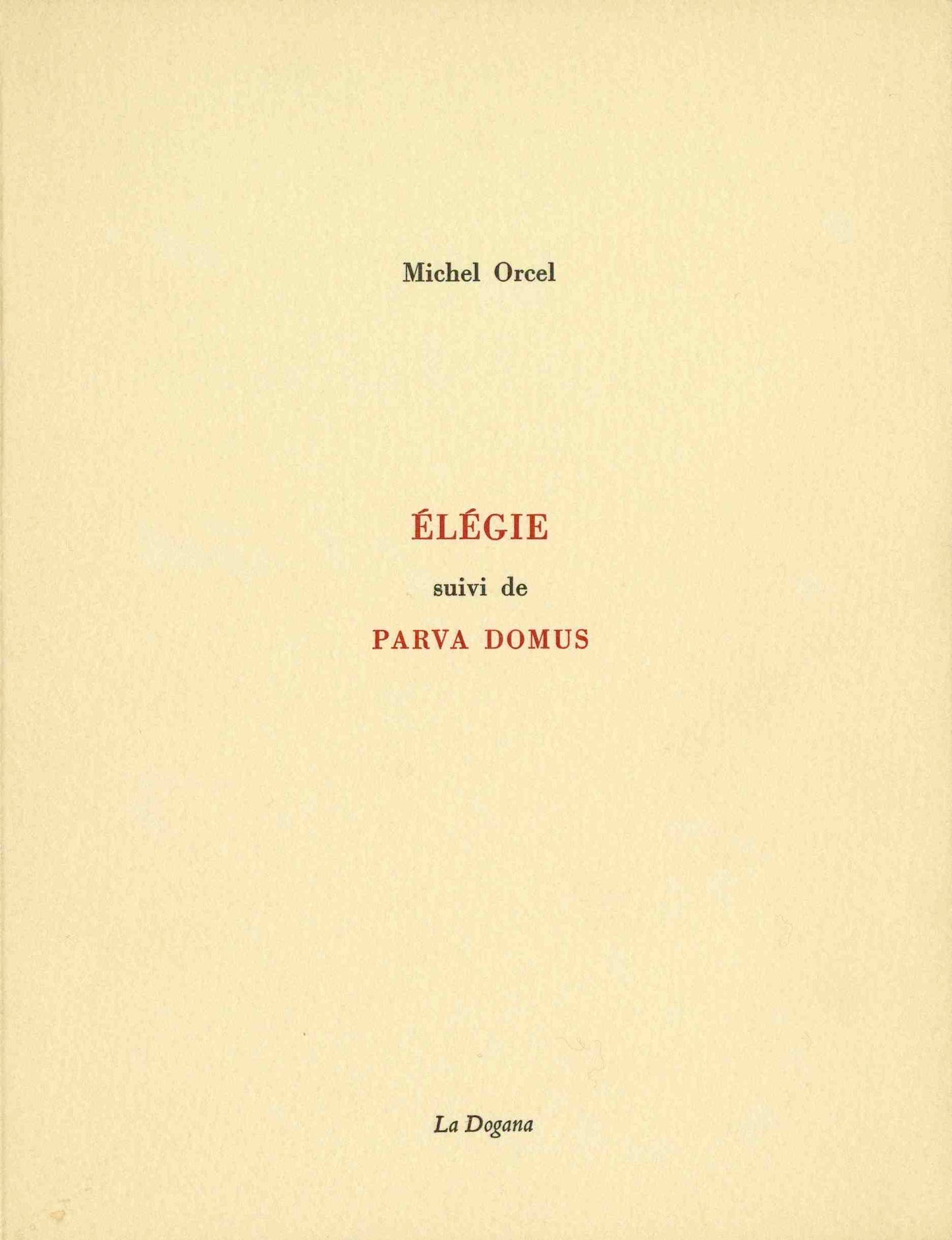 Élégie