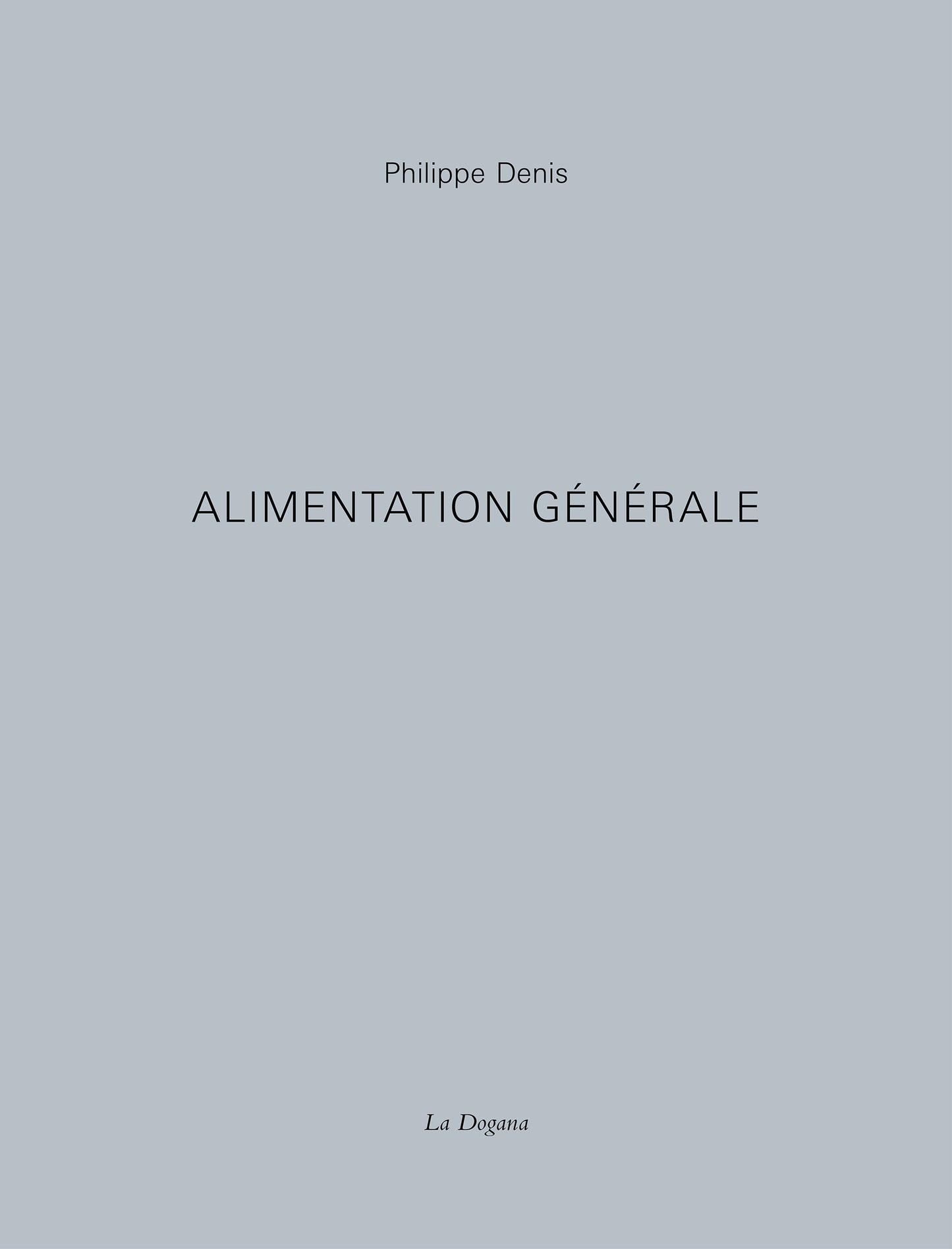 Alimentation générale