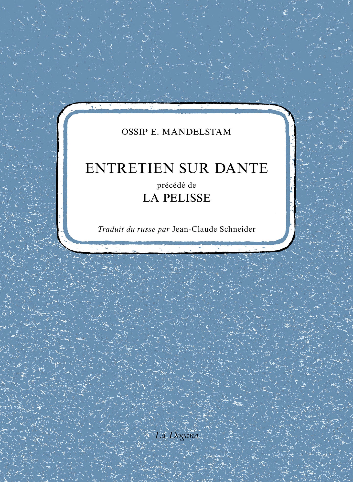 Entretien sur Dante