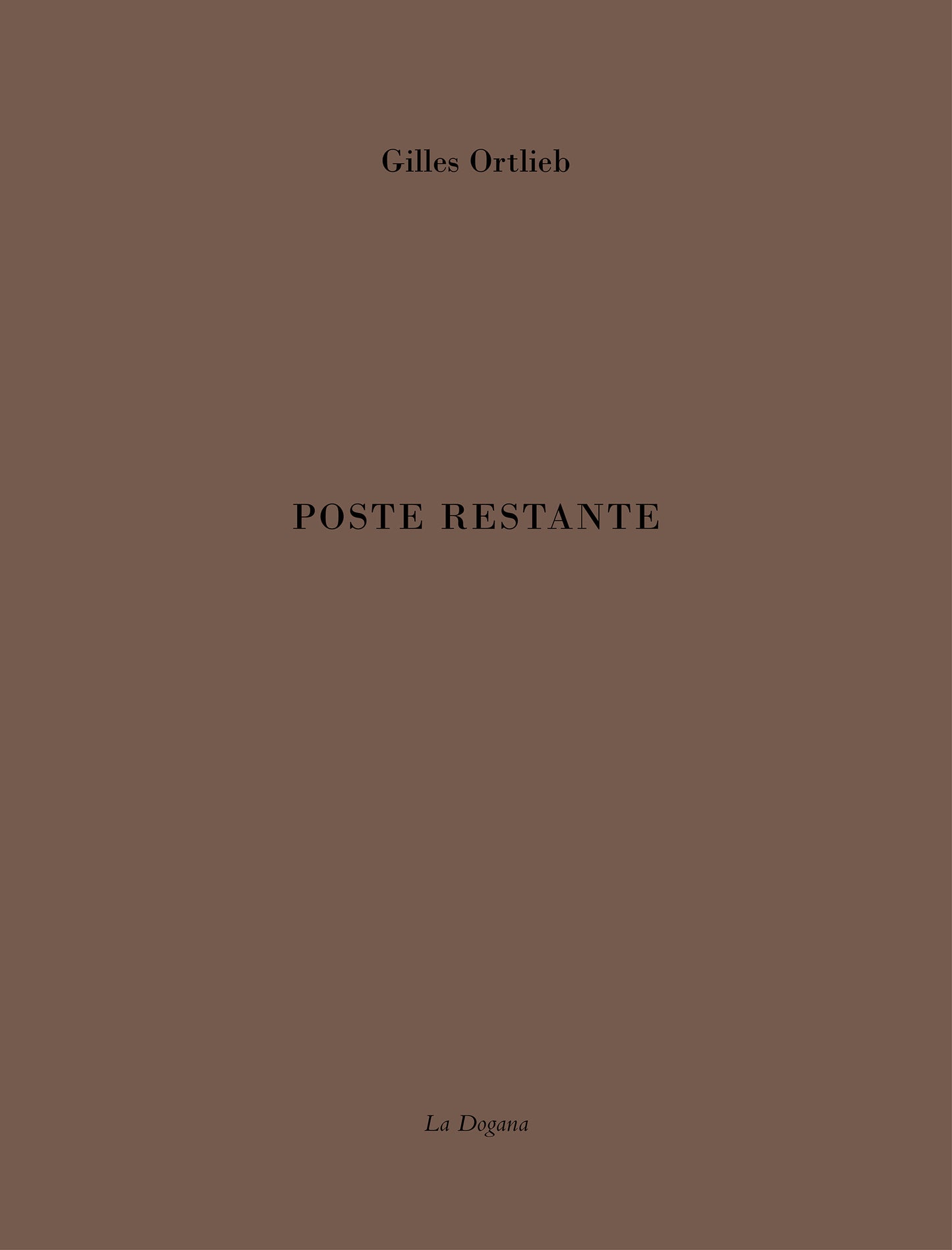 Poste restante