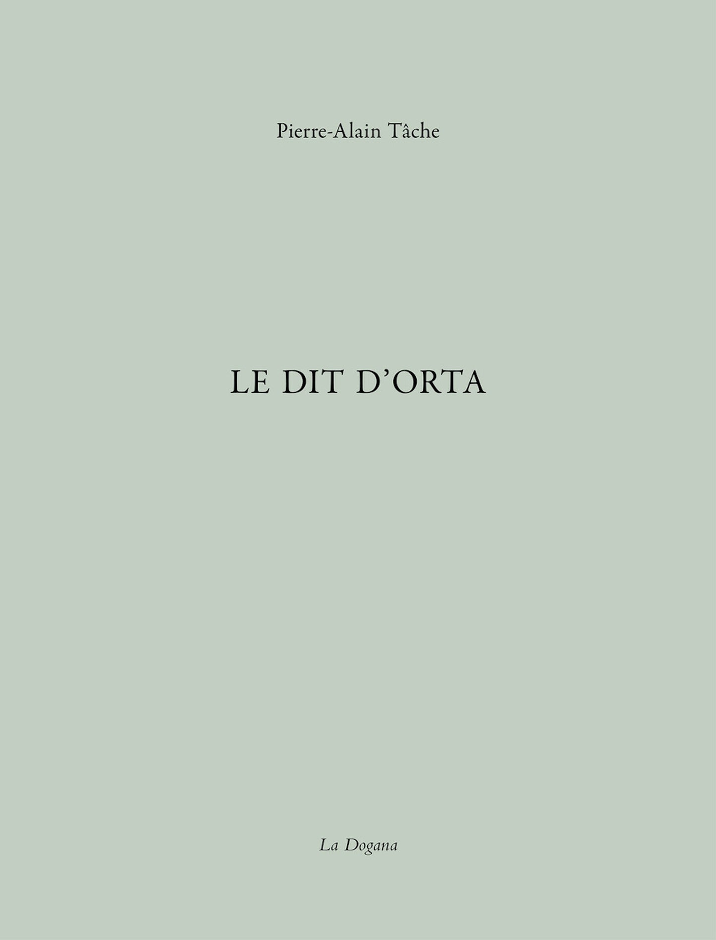 Le Dit d'Orta