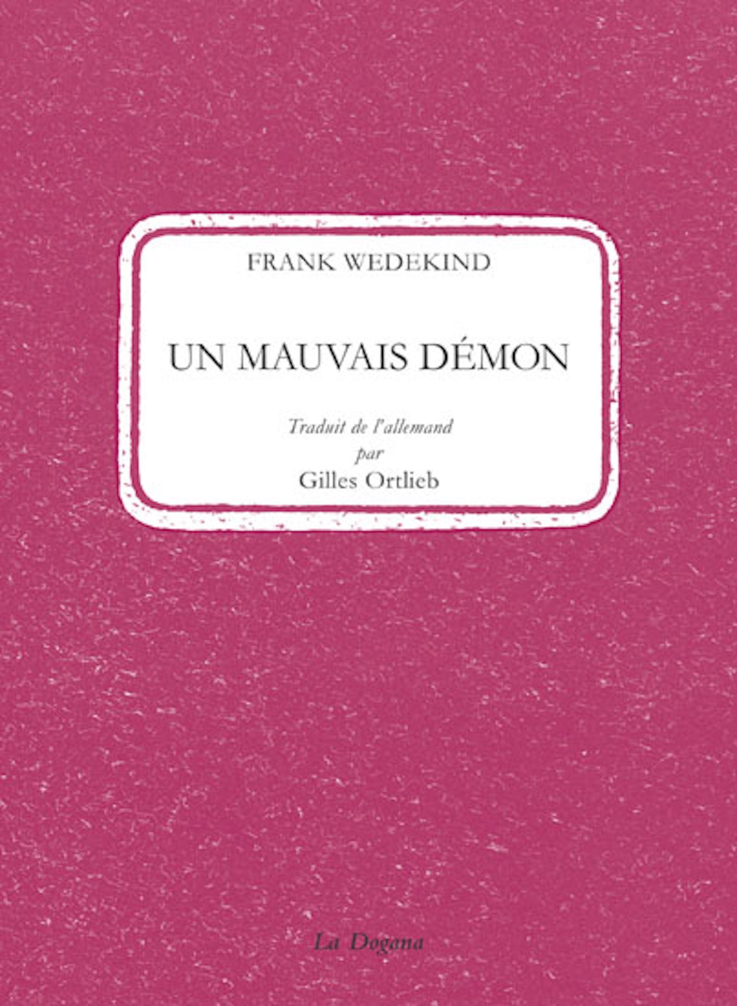 Un mauvais démon